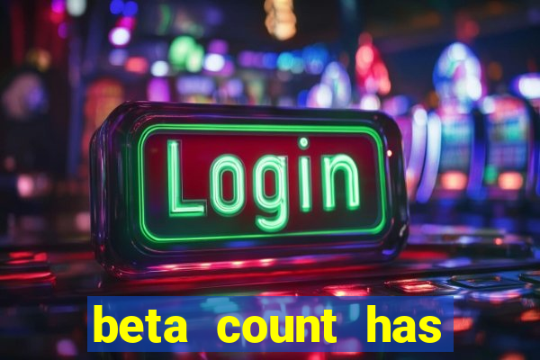 beta count has changed pt br